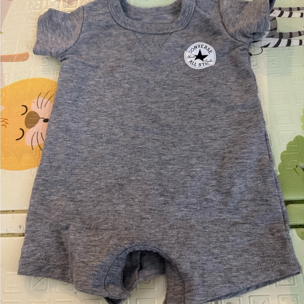 Converse Gray Kids Bodysuit